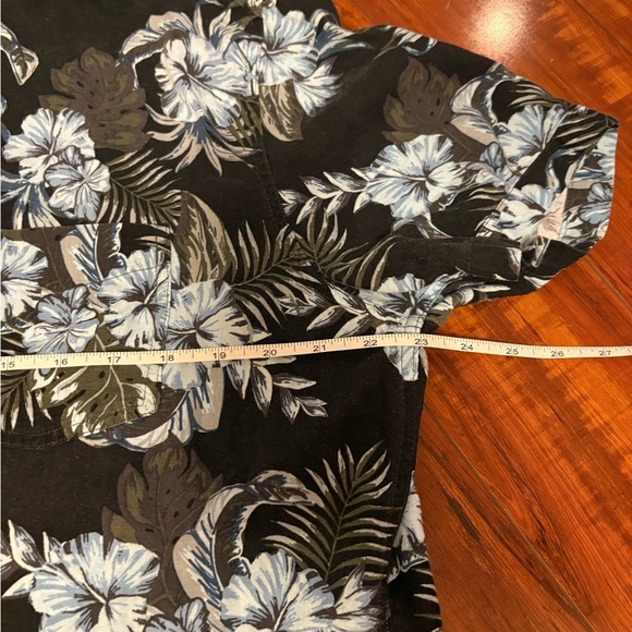 Rails Carson Floral Short Sleeve Linen Blend festival vacation Button up size xl - Picture 11 of 15